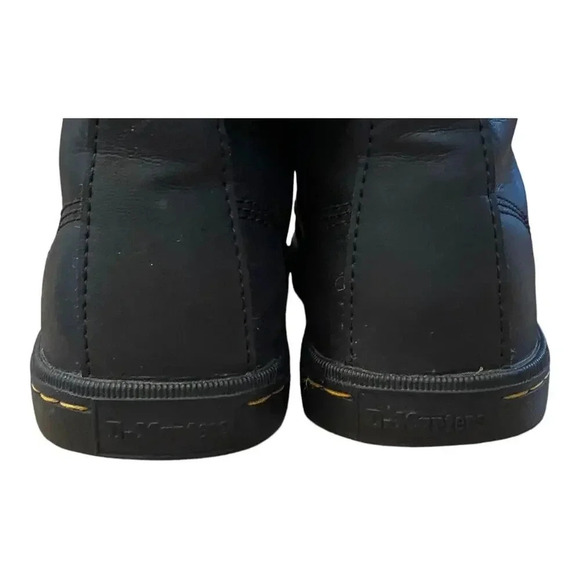 Dr. Martens Sheridan Black Combat Work Boots Women's US 6 Lace Up Leather - Picture 4 of 12